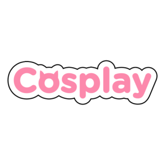Cosplay Sticker (Pink)
